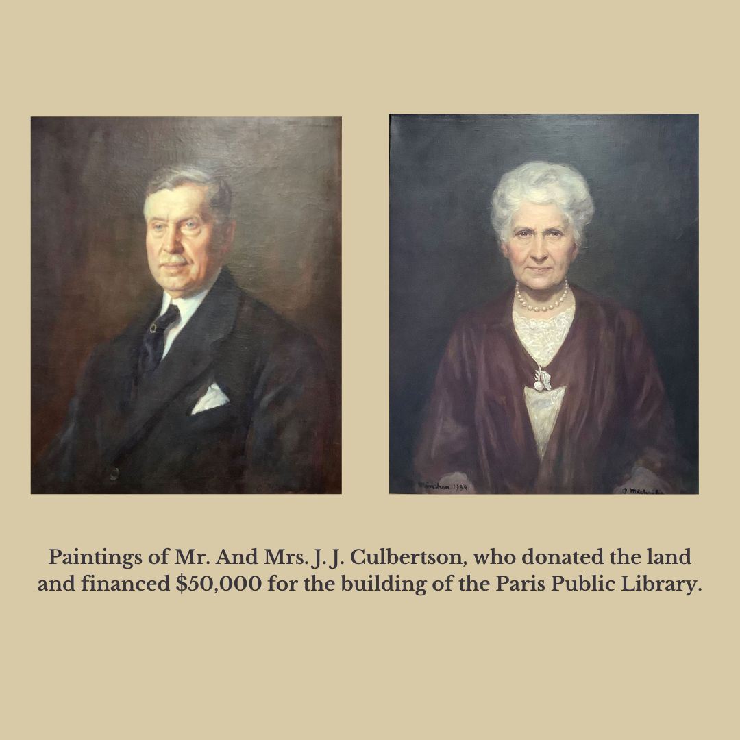 Paintings of Mr. And Mrs. J. J. Culbertson,
